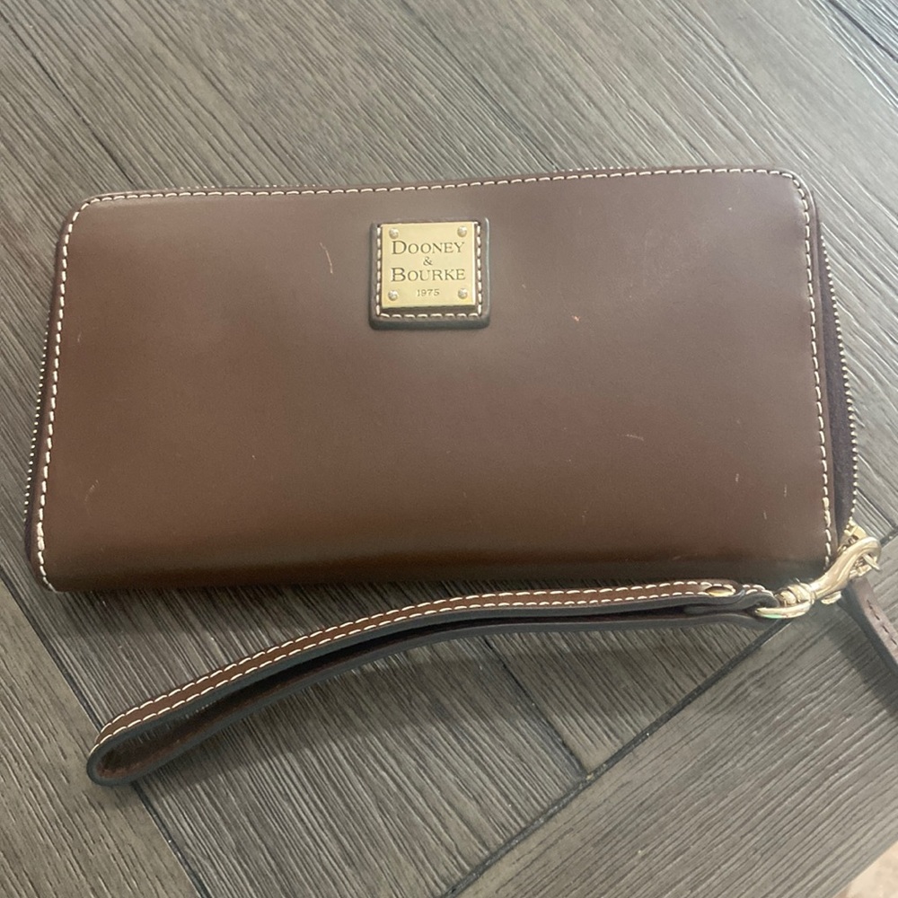 Dooney and Bourke large zip wallet.